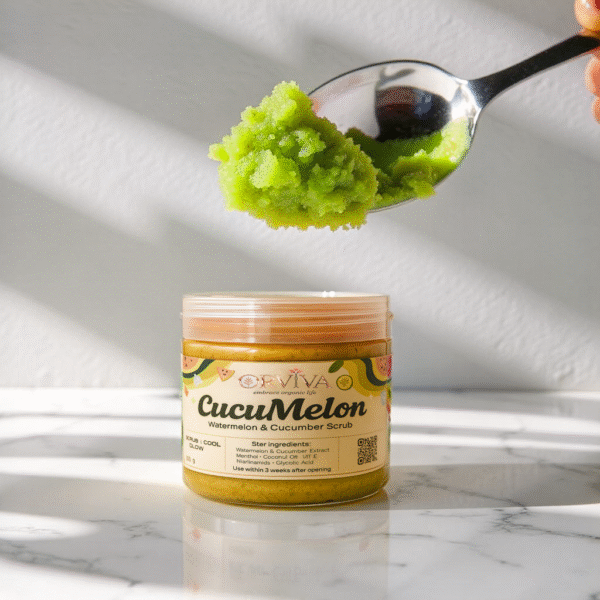CucuMelon | Cooling Exfoliating Scrub for Body in Pakistan | Orviva