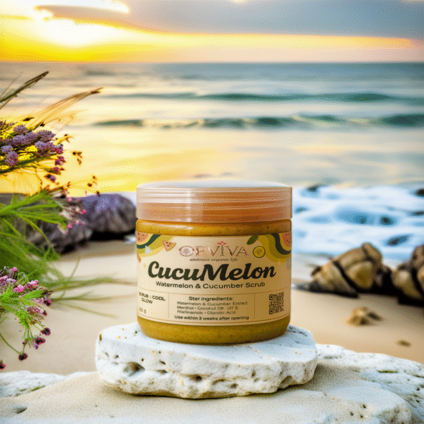 CucuMelon | Cooling Exfoliating Scrub for Body in Pakistan | Orviva