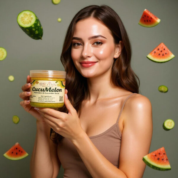 CucuMelon | Cooling Exfoliating Scrub for Body in Pakistan | Orviva